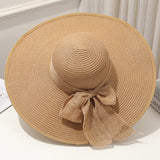 Big Hats Straw Hat Summer Beach Hat Sun Hat Sun Protection Women's Sun Hat