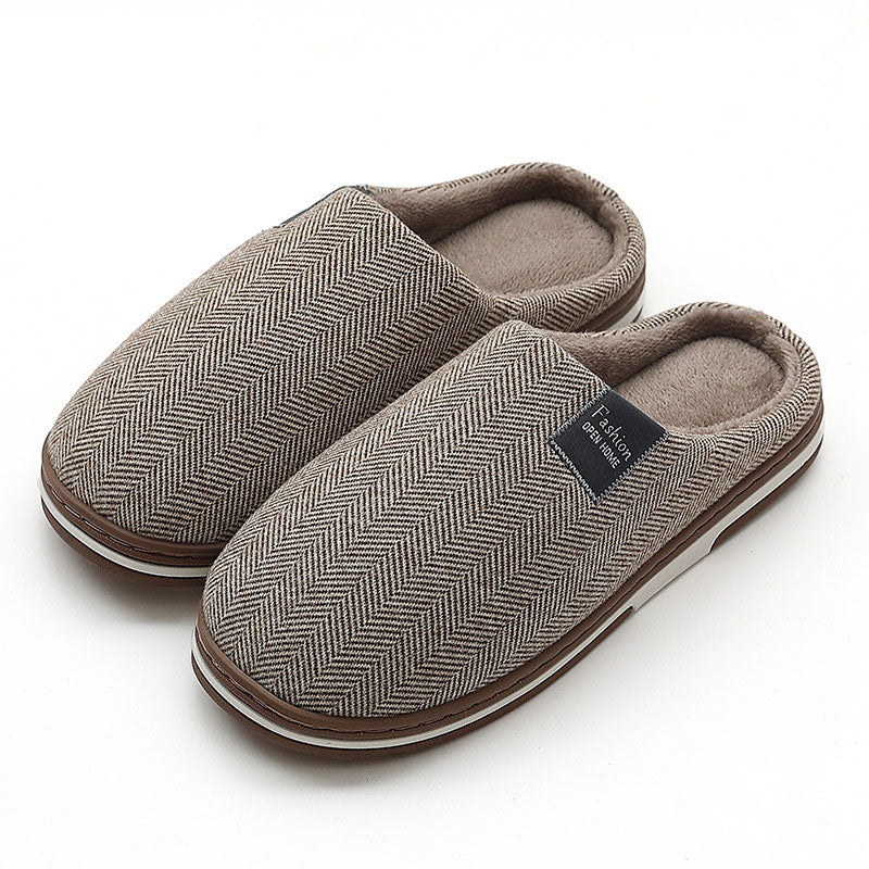 Cotton Slippers Cotton Slippers Autumn and Winter Non-Slip Warm Slippers Men's Winter