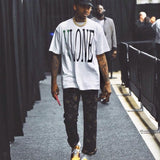 Vlone Short Sleeve Men'S Large Size Retro Sports Couple Men'S And Women'S Tshirt