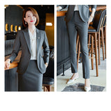 Interview Suit Women's Work Clothes Suit Jacket Women's Summer