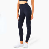 Sweat Wicking Pants Fitness Nude Feel Yoga Pants High Waist Belly Contracting