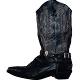 Beth Dutton Shoes Embroidered Color Block Boots Men's Boots