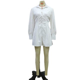 Lady Gaga Dress Round Neck Long Sleeve Slim Dress