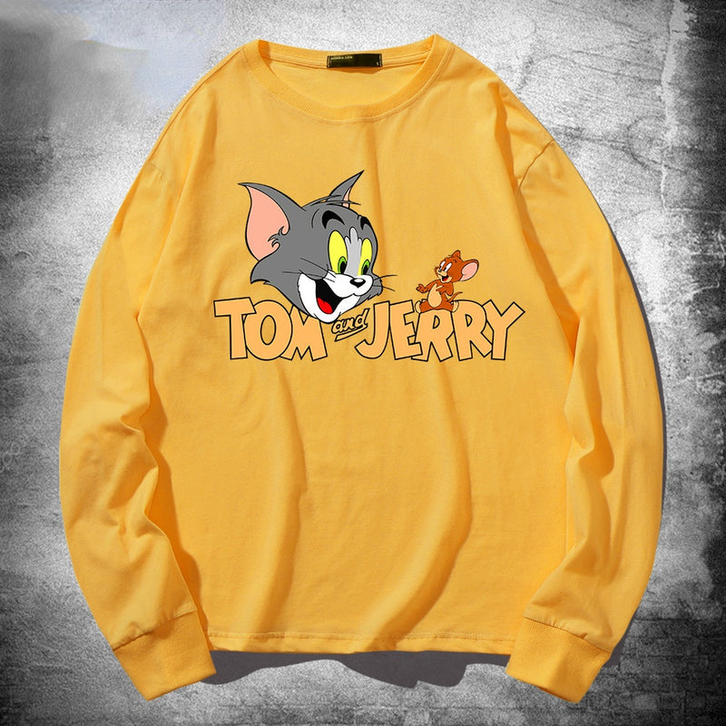 Tom And Jerry T Shirt Long Sleeve Cartoon Anime
