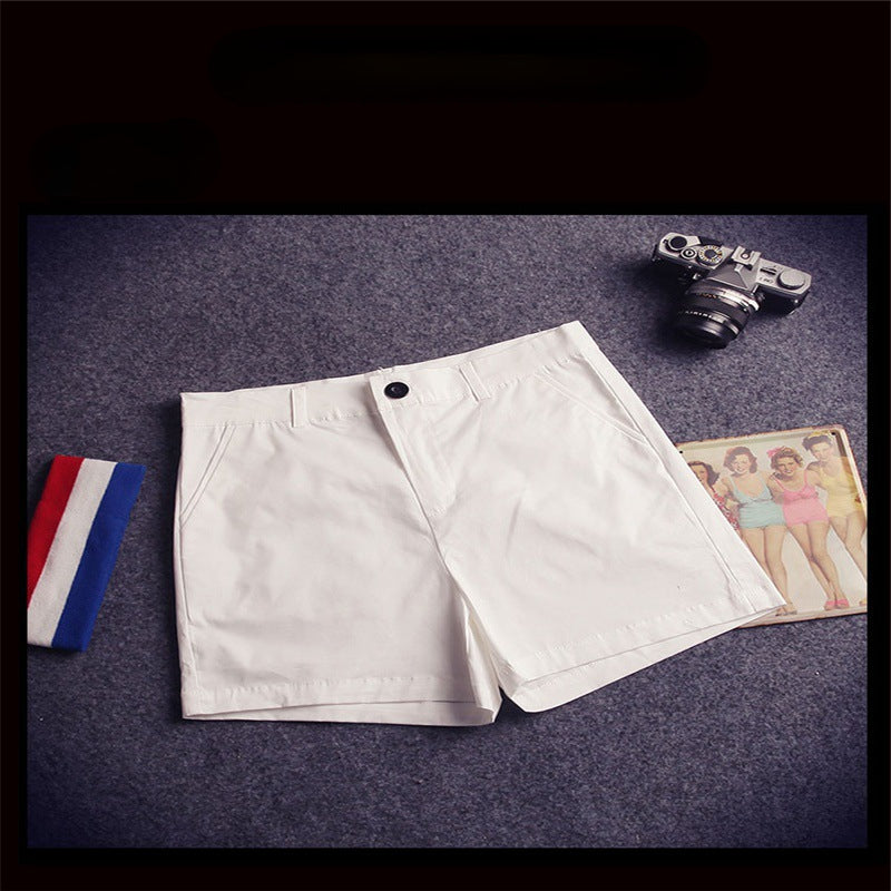 Men White Shorts Men's Casual Sports Swimming Shorts