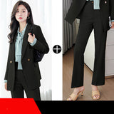Interview Suit Women's Long-Sleeved Suit Casual Fashion Spring, Autumn and Winter