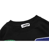 Crew Neck Sweatshirts for Men Men's Autumn round Neck Sweater Towel Embroidery Solid Color Top for Men