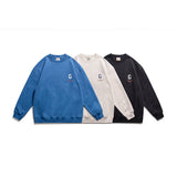 Crew Neck Sweatshirts for Men Men's Autumn Printed round Neck Long Sleeve Casual Sweatshirt Men