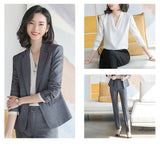 Interview Suit Women Suit Women's Long Sleeve Autumn Formal Wear