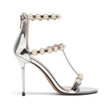 Nude Heels for Wedding Stiletto Heel Sandals