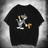 Tom And Jerry T Shirt Cat And Mouse Anime Print
