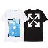 Off White T Shirt Short Sleeve Tshirt Men'S And Women'S Cotton Owt