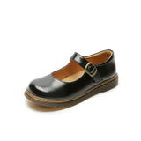 Mary Jane Shoes Women'S Summer Retro Buckle Mary Jane Shoes