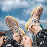 designer Sneaker Shoes Summer Knitted Low Top Sports Men Running Shoes Men's Shoes