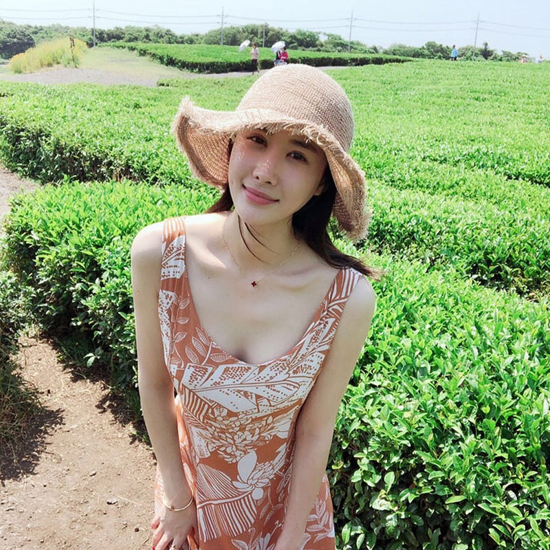 Straw Hat Spring, Summer, Autumn Women's Fashion Casual Sun-Proof Outdoor Breathable