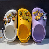Crocs Drew House Justin Sandals Taro Purple Hole Shoes Beach