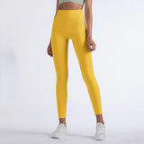 Sweat Wicking Pants Skinny Peach Hip High Waist Nude Feel L Yoga Pants