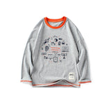 Children Long Sleeve Shirts Fall Babies' Long Sleeve T-shirt 100% Cotton Coat
