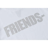 Vlone Men And Women Couple Personality Plus Size Retro Sports Short Sleeve Tshirt