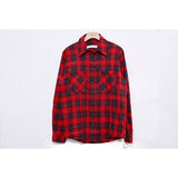 Off White Jacket Autumn And Winter Arrow Plaid Shirt Men'S Casual Tshirt Owt