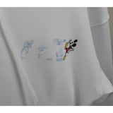 Off White Hoodie With Arrow Print Cartoon Printed Pullover Hoodie Autumn Men And Women Street Sweater Owt