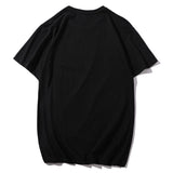 Man T Shirt Slim Cotton Ordinary Collarless Black Female Youth Sports T-shirt