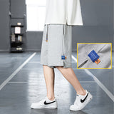 Men White Shorts Men's Summer Loose Casual